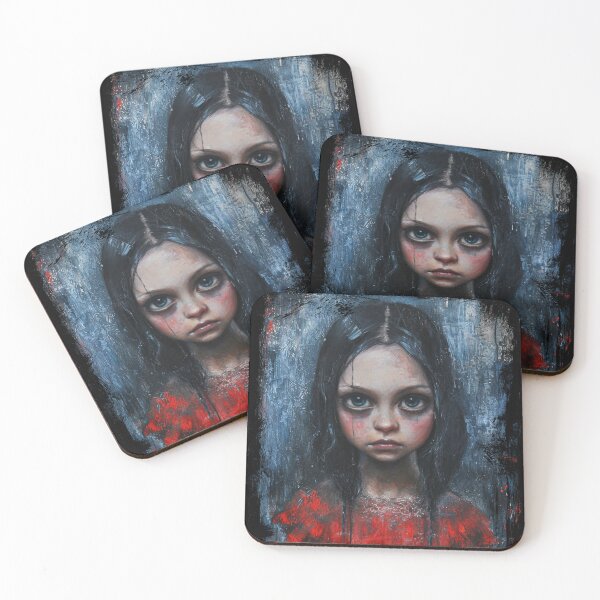 Item preview, Big Eyes Red designed and sold by AllTheFaeThings.