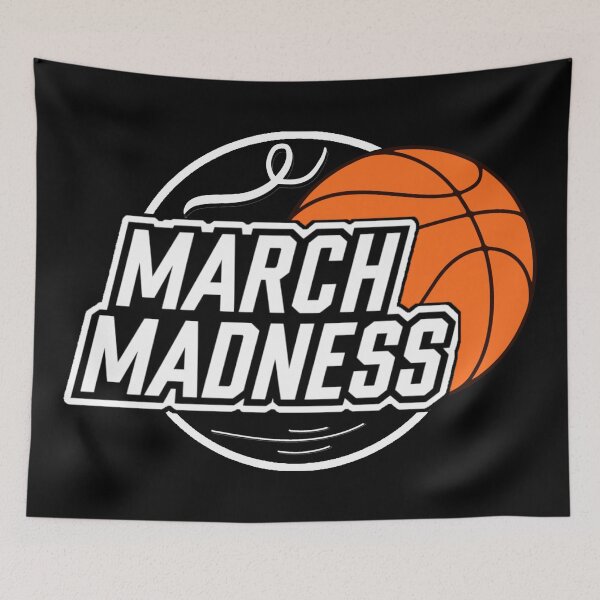 Item preview, March Madness: College Basketball Mania in Black, Orange, and White designed and sold by SplashTastic.