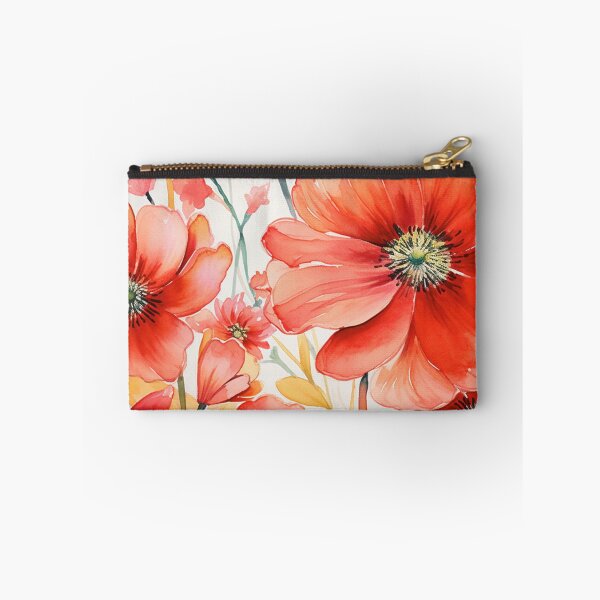 Item preview, Red White Flower Pattern Spring Aesthetic Marguerite Blasingame Watercoloring Watercolor designed and sold by SMARTKIT  DESIGNAGENCY.