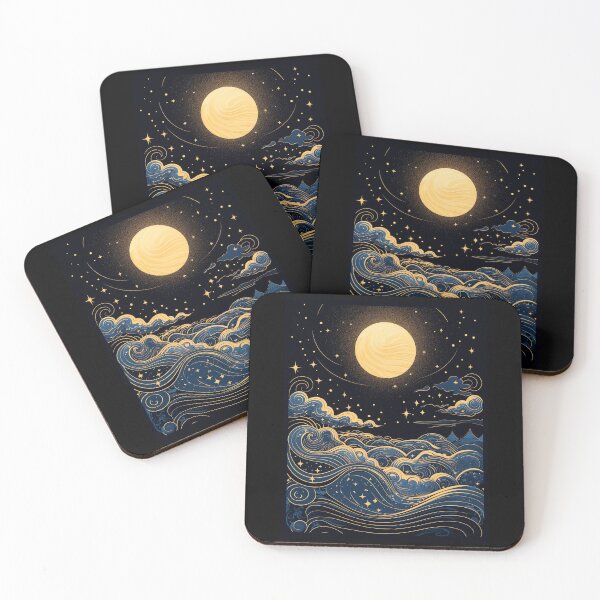 Item preview, Starry seascape  designed and sold by Artifylab.