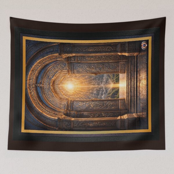 Item preview, The Path To Glory Stunning AI Concept Mystical Art by Xzendor7 designed and sold by Xzendor7 Digital Art Creations.
