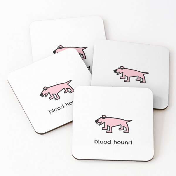 Item preview, Blood hound 4 pink designed and sold by dogtired.