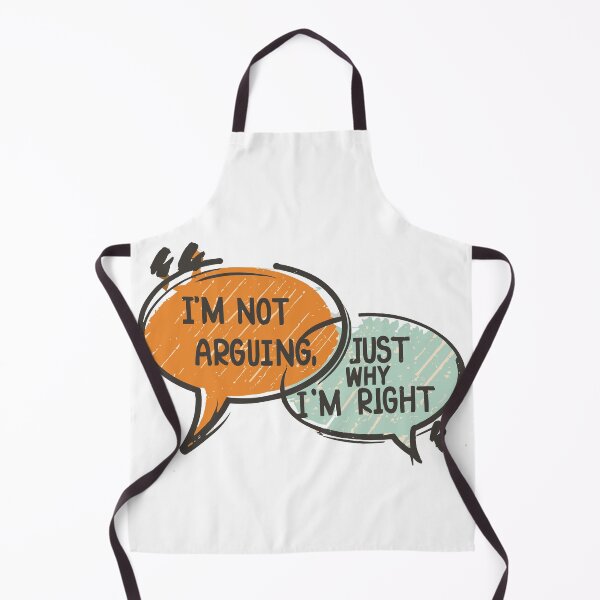 Item preview, Cute Speech Bubble Design: Explaining Why I'm Right designed and sold by HahaHandlesHub.