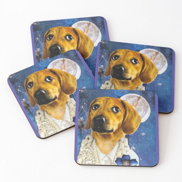 Item preview, Dachshund Dog - 'Bark At The Moon' designed and sold by Nikki Fortuin Arts & Crafts.