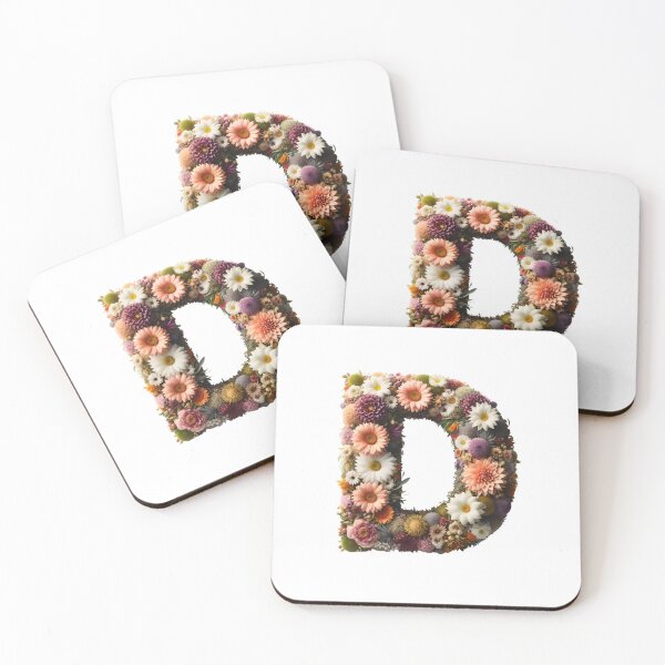 Item preview, Letter “D” containing flowers designed and sold by yeekazar.