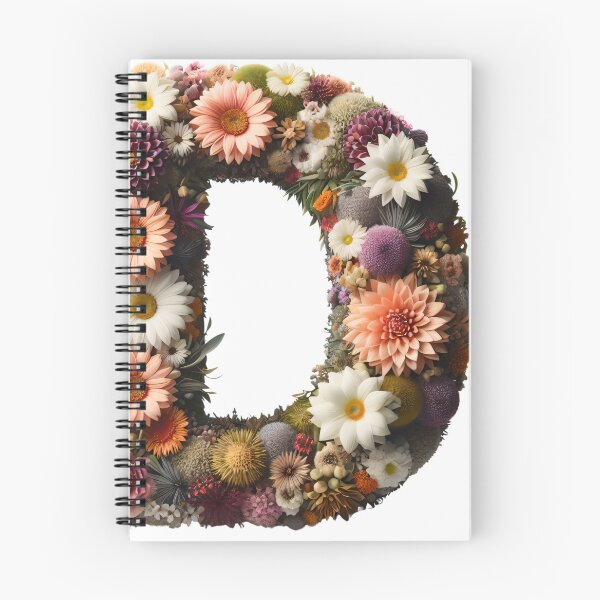 Item preview, Letter “D” containing flowers designed and sold by yeekazar.