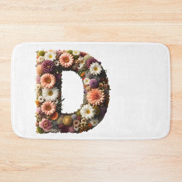 Item preview, Letter “D” containing flowers designed and sold by yeekazar.
