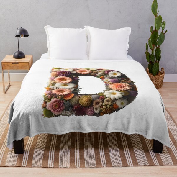 Item preview, Letter “D” containing flowers designed and sold by yeekazar.