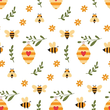 Artwork thumbnail, Spring Bees by RabbitHeartArt