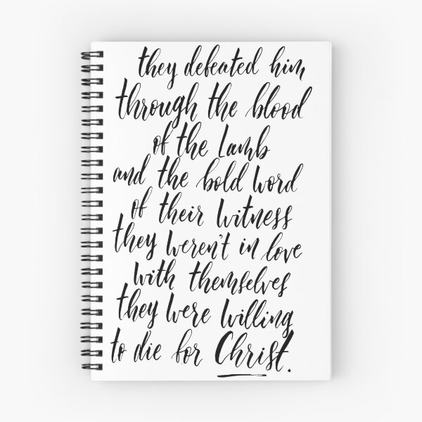 Item preview, bible verse revelation 12:11 designed and sold by constancelim.