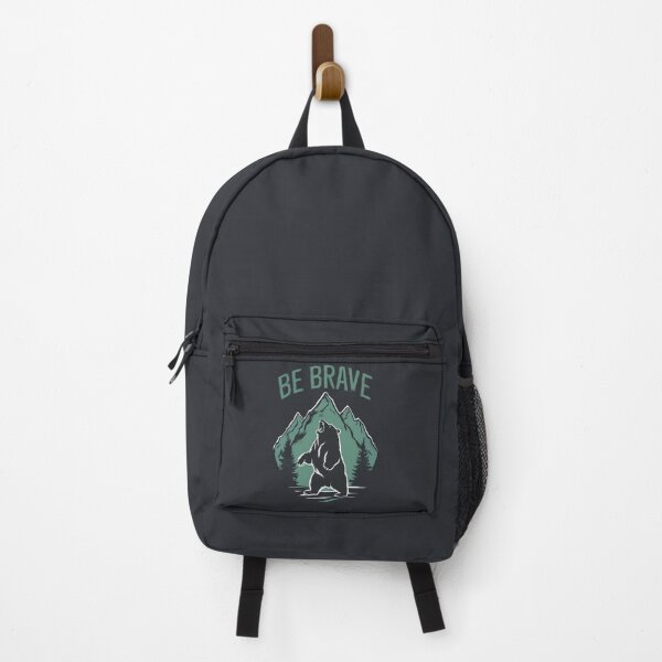 Item preview, Be Brave Mountain Bear Illustration designed and sold by RuyaFab.