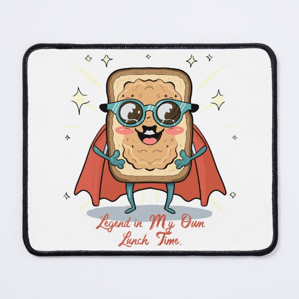 Item preview, Heroic Lunchbox: Legend in My Own Lunchtime Cute Illustration Design designed and sold by HahaHandlesHub.