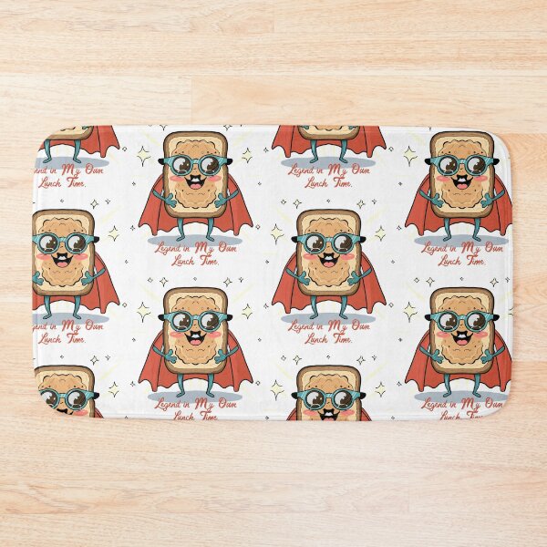 Item preview, Heroic Lunchbox: Legend in My Own Lunchtime Cute Illustration Design designed and sold by HahaHandlesHub.