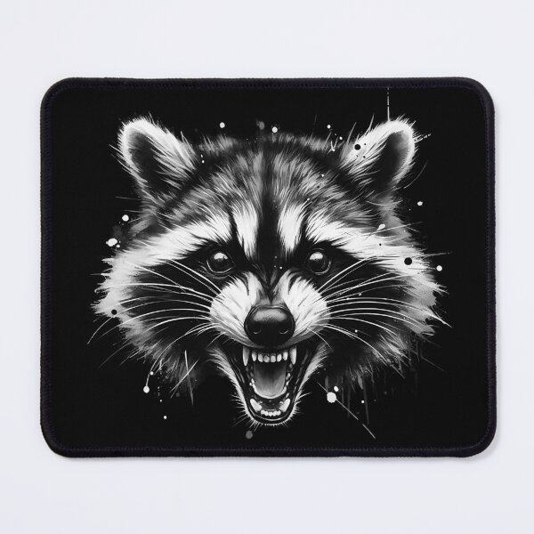 Item preview, Angry raccoon designed and sold by Batshirt.