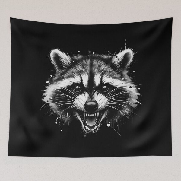 Item preview, Angry raccoon designed and sold by Batshirt.