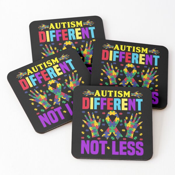 Item preview, Autism Different Not Less - Autistic Gril Boy autism Awareness designed and sold by Smix Pixels.