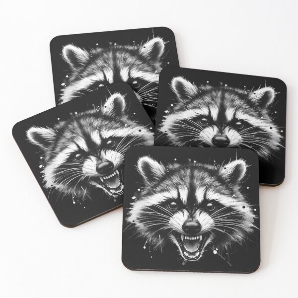 Item preview, Angry raccoon designed and sold by Batshirt.