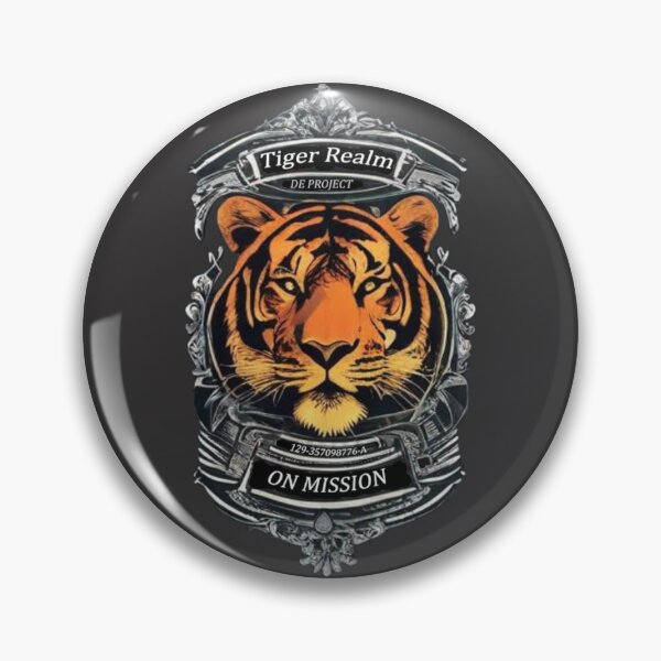 Item preview, King Tiger Realm On Mission Design Zoo Pals designed and sold by sportsimpact.
