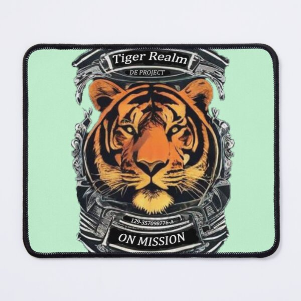 Item preview, King Tiger Realm On Mission Design Zoo Pals designed and sold by sportsimpact.