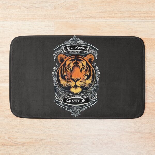 Item preview, King Tiger Realm On Mission Design Zoo Pals designed and sold by sportsimpact.