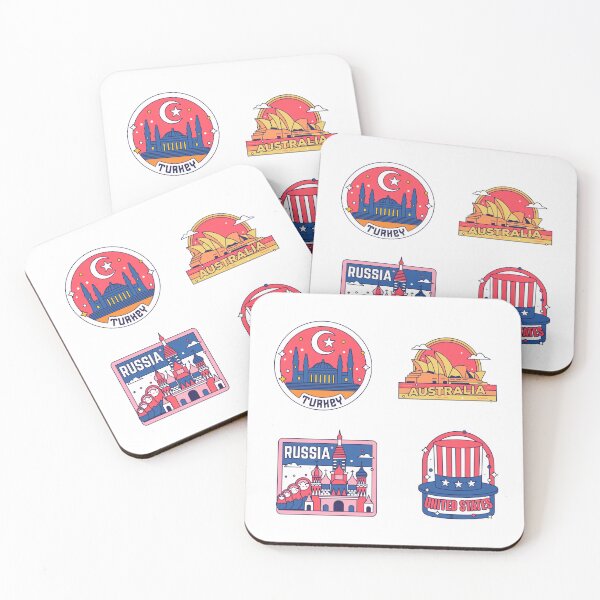 Item preview, four beautiful destinations to have an unforgettable vacation designed and sold by huape.