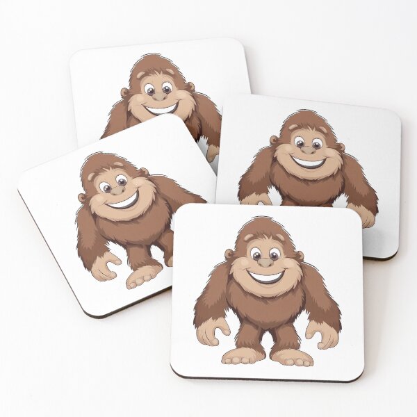 Item preview, Cheerful Feindly Bigfoot Cartoon Sticker designed and sold by RuyaFab.