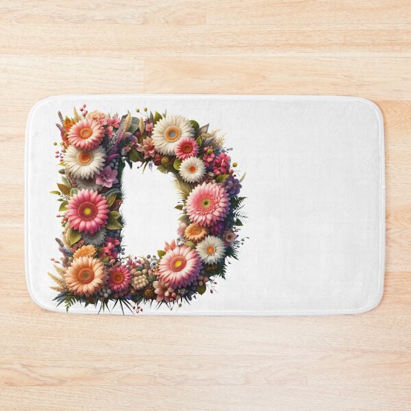 Item preview, Letter “D” containing flowers designed and sold by yeekazar.