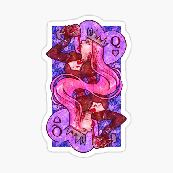 Bloody Hearts - Queen Sticker