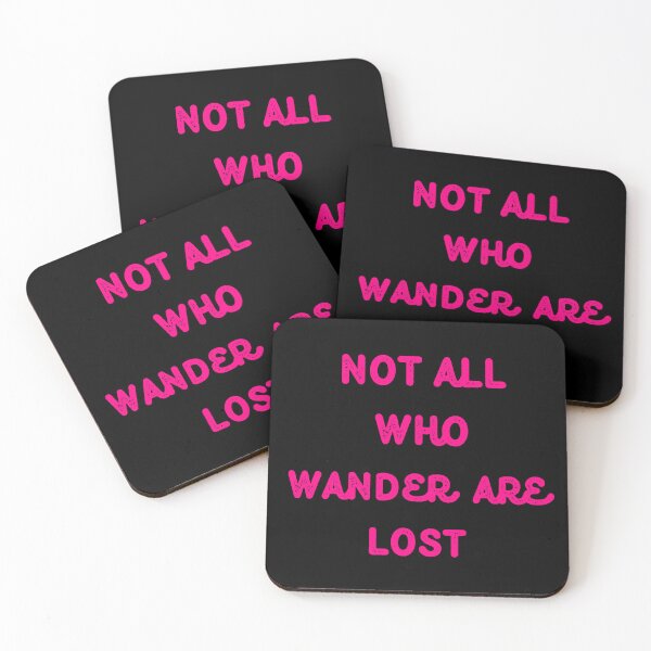 Item preview, NOT EVERYONE WHO WANDERS IS LOST designed and sold by stickersrafisa.