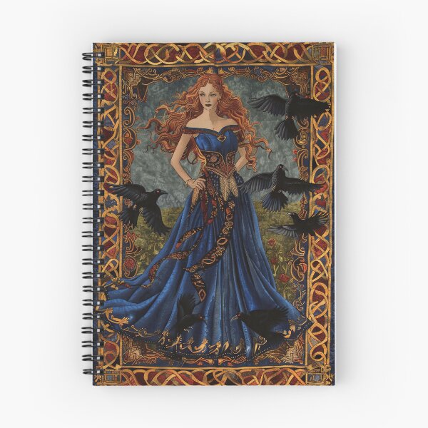 Item preview, Celtic Goddess Anand with Ravens designed and sold by OccultDreams.