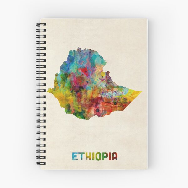 Item preview, Ethiopia Watercolor Map designed and sold by ArtPrints.