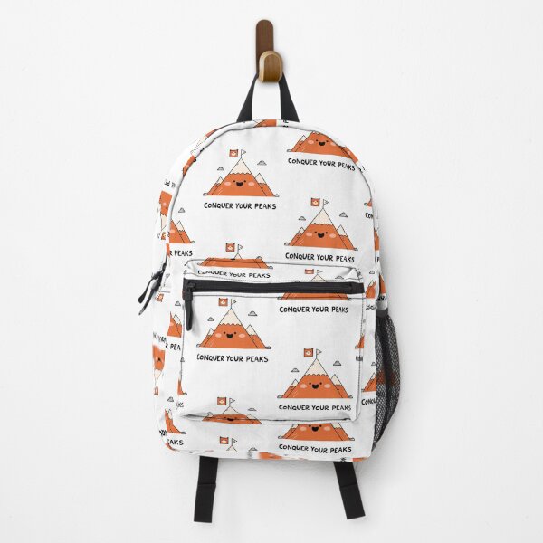 Item preview, Smiling Mountain Range: Conquer Your Peaks Cute Typography Design designed and sold by HahaHandlesHub.