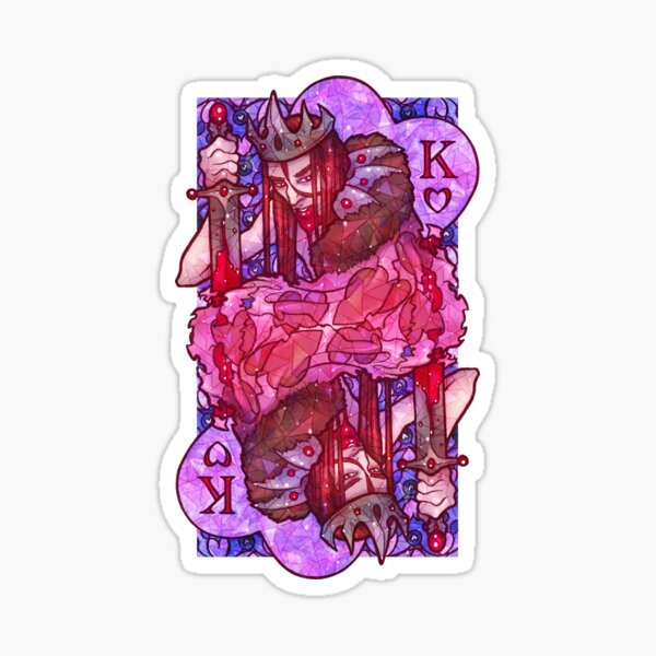 Bloody Hearts - King Sticker