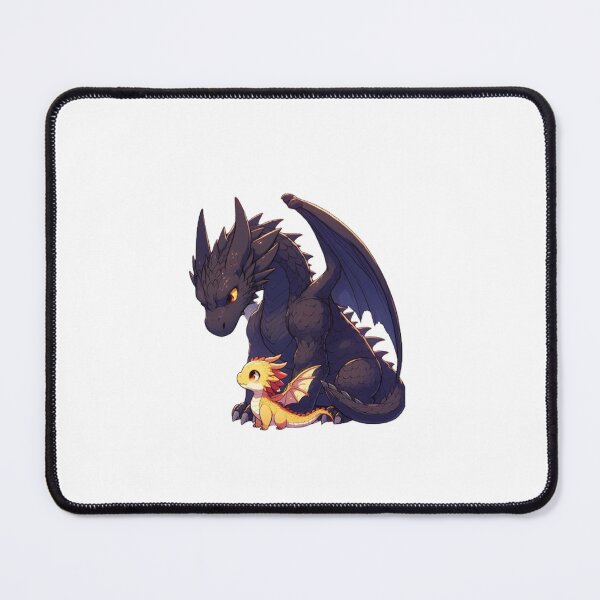 Item preview, Fourth wing dragons Tairn Andarna, book lovers designed and sold by Cintia Sanz Alonso.