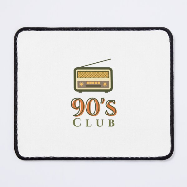 Item preview, 90's club, retro radio illustration designed and sold by HappyNoireArt.