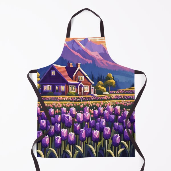 Item preview, Purple Tulip Fields designed and sold by VeiledVision.