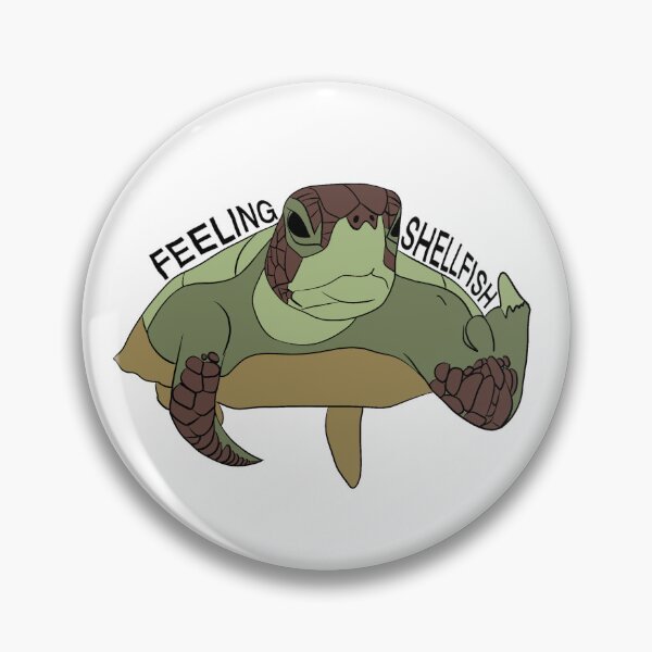 Item preview, Turtle - Feeling Selfish, Funny Quote designed and sold by HyggeArte.