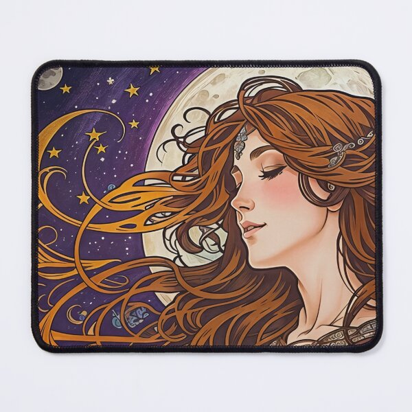 Item preview, Luise - Timeless elegance: Mucha-inspired beauty designed and sold by BPMagic.