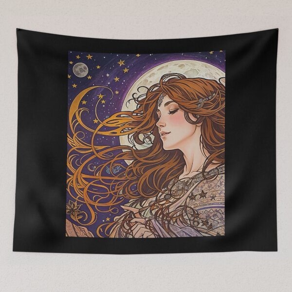 Item preview, Luise - Timeless elegance: Mucha-inspired beauty designed and sold by BPMagic.