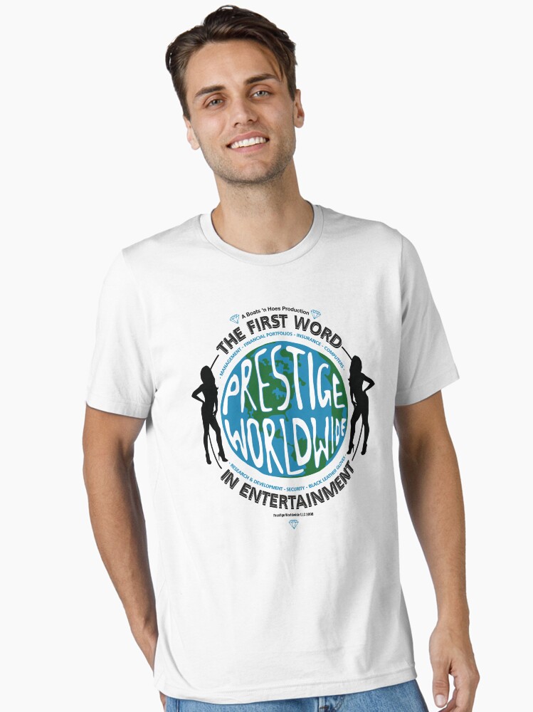 Prestige Worldwide T Shirt, First Word In Entertainment Prestige Worldwide T Shirt, First Word In Entertainment