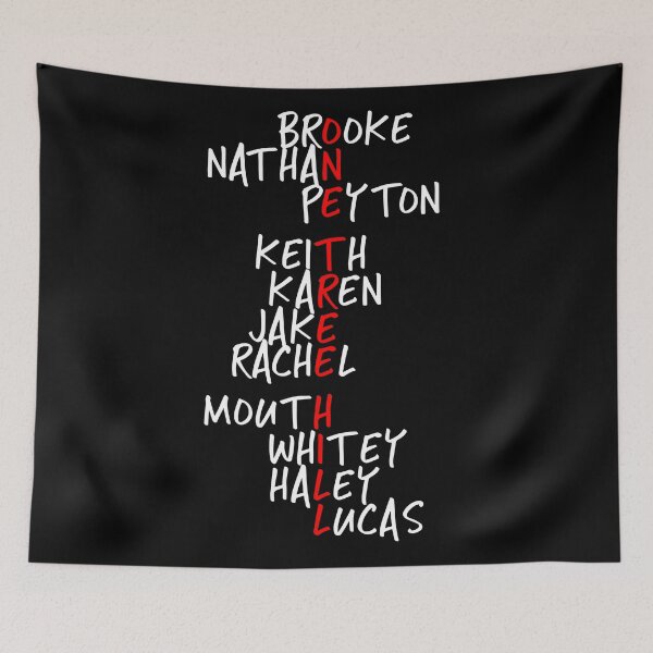 Item preview, One Tree Hill names white designed and sold by belivet.
