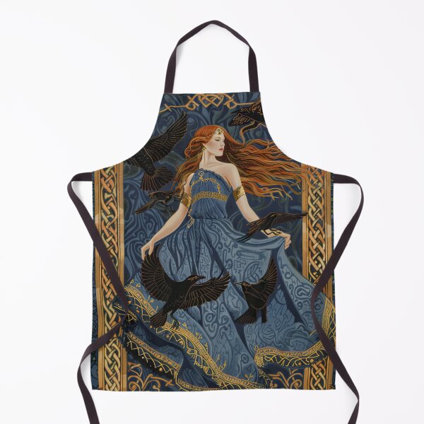 Item preview, Celtic Goddess Anand with Ravens (Variation) designed and sold by OccultDreams.