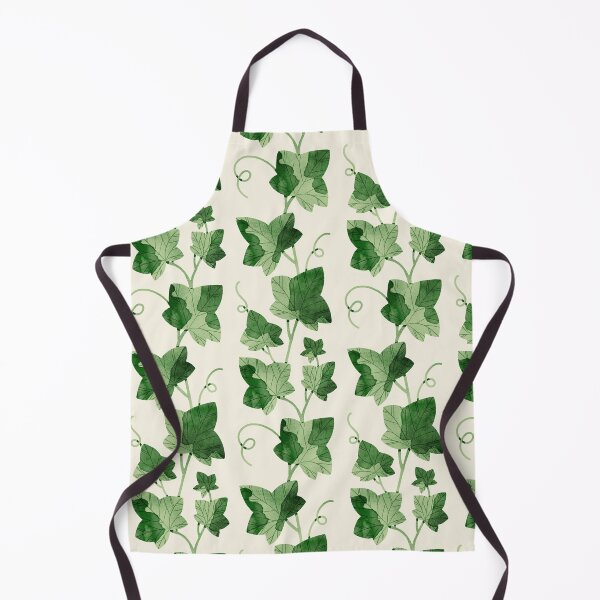 Item preview, Green watercolor ivy pattern designed and sold by helga-wigandt.