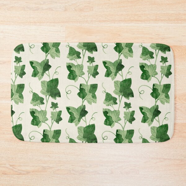 Item preview, Green watercolor ivy pattern designed and sold by helga-wigandt.