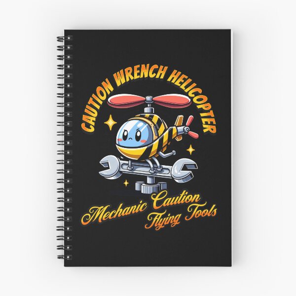Item preview, Mechanic caution flying tools - Caution wrench helicopter designed and sold by JansenGS.