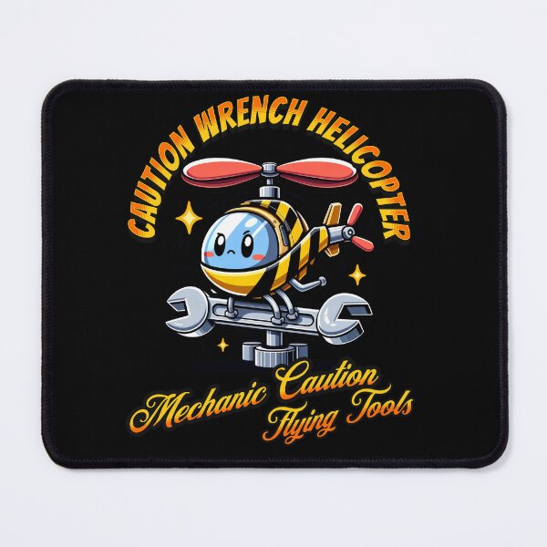 Item preview, Mechanic caution flying tools - Caution wrench helicopter designed and sold by JansenGS.