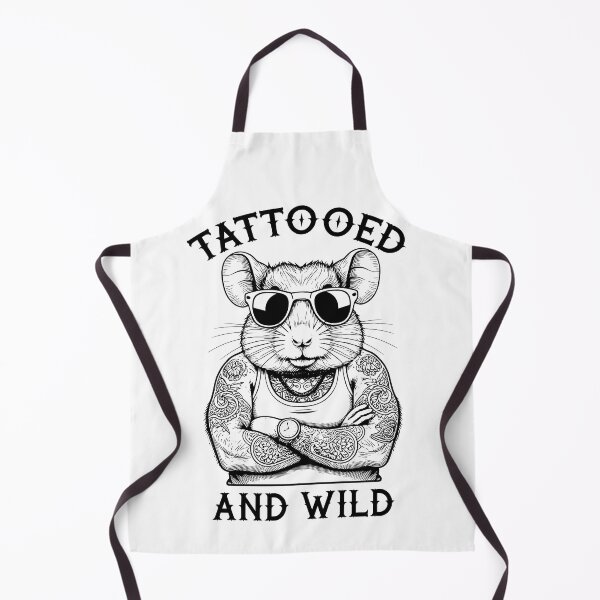 Item preview, Tattooed And Wild Funny Inked Hamster Animal Tattoo Lover designed and sold by GrandeDuc.