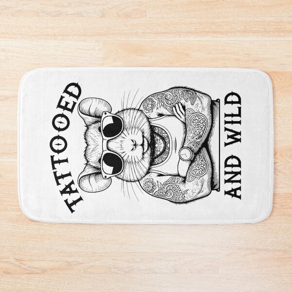 Item preview, Tattooed And Wild Funny Inked Hamster Animal Tattoo Lover designed and sold by GrandeDuc.