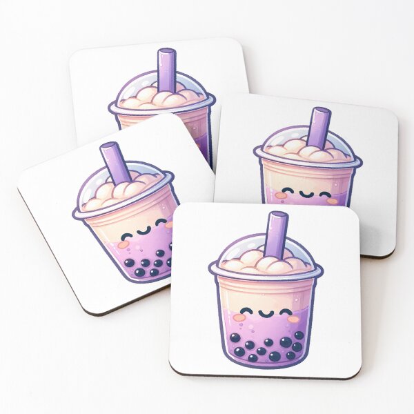 Item preview, Cute Taro Bubble Tea  designed and sold by Emitropy.