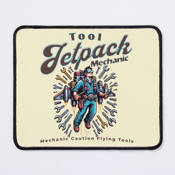 Item preview, Mechanic caution flying tools - Tool jetpack mechanic designed and sold by JansenGS.